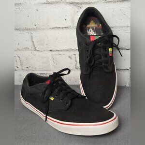 Vans Rasta Authentic Black Canvas Skate Shoes Men’s 13 | Limited Edition